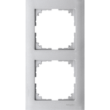 Merten, M-Pure, ramka podwójna, aluminiowy