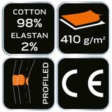 Spodnie robocze 5-kieszeniowe DENIM, rozmiar M