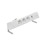 SIMON 480 TS48-430E30BK0-33 Biurkowy zestaw gniazd 3 gn. typ E + ładow. USB A+C i płytka dla 2 złącz