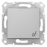 Przycisk "dzwonek" aluminium