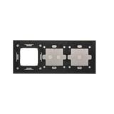 Simon 54 Touch Panel dotykowy S54 Touch 3 moduły 1 pole dotykowe + 2 pola dotykowe poziome + 1 otwór na osprzęt S54 burzowa chmura DSTR3120/72 KONTAKT