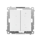 Simon 55 Ściemniacz do LED ściemnialnych klawiszowy Biały mat