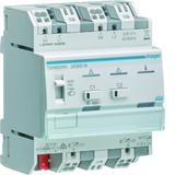 KNX e/s Ściemniacz uniwersalny 2-kan 2x300 W wielofazowy f. sumowania obc. TXA662AN HAGER