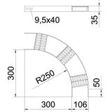 SLZB L 90 100 FT Łuk 90°
