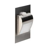 DRACO LED NEW 1,5W oprawa schodowa podtynkowa 12VDC 30lm 6000K satyna czujnik ruchu i zmierzch AD-OS