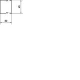 tehalit.LFS Kanał stalowy 30x45mm ocynk LFS300450VERZ HAGER