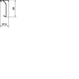 tehalit.SL Pokrywa dywanowa 20x55 biały SL20055229016 HAGER
