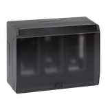 Simon Connect Obudowa natynkowa S500 z pokrywą 3-modułowa 6x K45 kompletna szary grafit