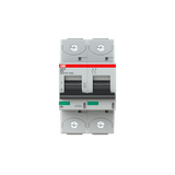 S802S-B50 Wyłącznik nadprądowy 50kA 2P B50A 2CCS862001R0505 ABB
