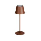 INITA LED IP54 BR Lampka stołowa bezprzewodowa INITA LED IP54 BR barwa ciepłobiała 3000K max 138Lm k 36325 KANLUX