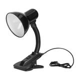 LATSA, lampa biurkowa z klipsem, 40W, E27, stal + tworzywo, czarna DL-3/B ORNO