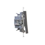 Simon 55 Przycisk zwierny potrójny szybkozłączka Grafitowy mat