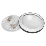 Lampa sufitowa SELENE plafon 2xE27 2x60W klosz matowy IP54 czarny CL/2XE27-10/B ORNO