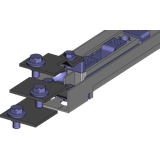 Rozbudowa wyprowadzeń szynowych z aparatów SL2 i SL3, przyłącze 1x400 mm2 VS-SL3/400 L8390937 ETI