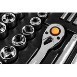 Klucze nasadowe 1/2", 3/8" , 1/4", zestaw 233 szt.