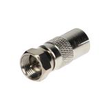 Złącze gniazdo TV - wtyk "F" CU