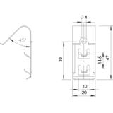 DKU, KLAMRA POKRYWY UNIWERSALNA VA