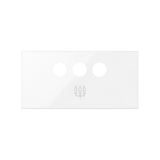 Simon 100 Pokrywa do gniazda 3RCA (mechanizm 1/2) biały