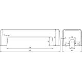 Pokrywa do szyny R15, tworzywo kolor szary