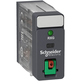 Zelio Relay Przekaźnik interfejsowy z przyciskiem test LED 2C/O 5A 120V AC RXG22F7 Schneider