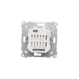 Simon 54 Łącznik/Przycisk roletowy podwójny elektroniczny 230 V biały DEZ2.01/11 KONTAKT