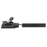 listwa gumowa 2 gniazd. Czarna z przew OW 3x1,5 5m