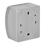 Gniazdo pojedyncze 2P+Z Schuko AQUATIC IP44 szary-grafit OR-OE-7105(GS)/GR ORNO