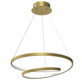 MILAGRO Lampa wisząca LUCERO GOLD 48W LED