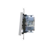 Simon 55 Łącznik schodowy szybkozłączka Aluminium mat TW6.01/143 KONTAKT