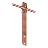 AN-12/CU/-N Uchwyt prosty L=18cm Z-śruba /CU/