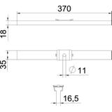 GMS 370, UCHWYT SZYNOWY GMS 370 VA