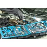 Zestaw narzędzi 222 szt. CrV, 1/4", 3/8", 1/2"