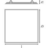 Ramka do montażu w zabudowie PANEL 600 RECESSED MOUNT FRAME