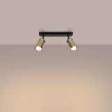 Plafon WINX 2 czarny/złoty