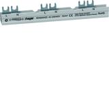 Szyna grzebieniowa widełkowa pozioma LN przerwa 1M + akc 10mm2 63A 10M KDN263AZS HAGER