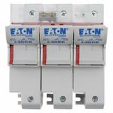 Podstawa bezpiecznikowa 22x58 3P 125A 690V AC mikroprzekaźnik CH223DMSU-F EATON