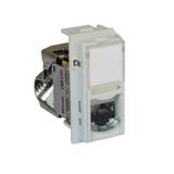 LIVING NOW - GNIAZDO RJ45 - STP - KAT.6A - 1 MODUŁ - BIEL, Bticino