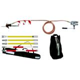 Zestaw uziemiający kolejowy, dł. 8,5 m, z drążkiem składanym