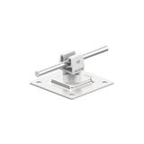 AN-11PN/OH/S-N Uchwyt na płytce stal.H=3,5cm Z-zatrz /OH/ szary