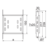 ELL200H30 Element łuku przegubowego 0,7 mm