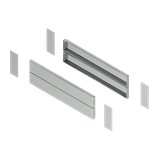 Spacial Boki cokołu do SMX stal nierdzewna 316L 200x 400mm