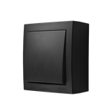 Simon Aquaclick Przycisk zwierny bez piktogramu 10AX 250V zaciski śrubowe, czarny