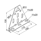 UT Uchwyt trójkątny