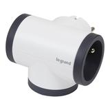 ROZGAŁĘŹNIK OBROTOWY 3X2P+Z - BIAŁY/GRAFITOWY, Legrand