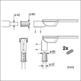 STREETLIGHT FLEX REDUCTION 60 TO 42MM ALW LEDVANCE
