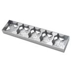 AS Puszka instalacyjna pięciokrotna - kolor srebro