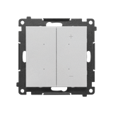 Simon 55 DIMMER – Ściemniacz do LED ściemnialnych klawiszowy Aluminium mat TESL1W.01/143 KONTAKT