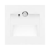 DRACO LED NEW 1,5W, oprawa schodowa podtynkowa, 12VDC, 30lm, 3000K, biała, czujnik ruchu i zmierzchu