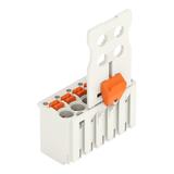 Gniazdo picoMAX raster 3,5mm 6‑biegunowe z płytką uchwytową i suwakiem 2091‑1106/002‑000 /50szt./ WAGO
