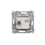 Simon 54 Gniazdo ekwipotencjalne pojedyncze biały